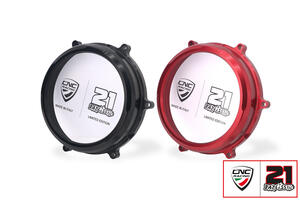 Carter trasparente per frizioni a olio Ducati Panigale e Streetfighter V2 - Troy Bayliss Limited Edition CNC Racing