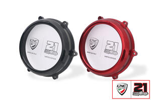 Carter trasparente per frizioni ad olio Ducati Multistrada e Diavel V4  - Troy Bayliss Limited Edition CNC Racing