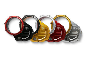 Carter trasparente per frizioni a olio Ducati - Bicolore CNC Racing