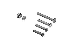 Adattatore singolo contrappeso CNC RACING per Aprilia RS 660 CNC Racing