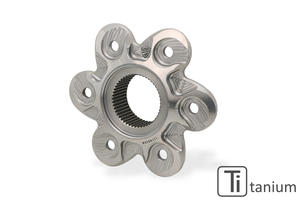 Flangia portacorona Ducati - Titanio CNC Racing