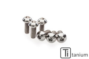 Kit viti disco freno anteriore M8x20 (6 pz) - Titanio CNC Racing