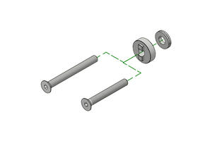Adattatore specchio bar-end per Aprilia RS 660 CNC Racing