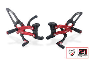 Pedane regolabili Ducati Streetfighter V4 - Troy Bayliss Limited Edition CNC Racing