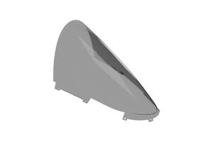 Raised screen Race Ducati Panigale V2 MY2025 - Dark Smoke CNC Racing