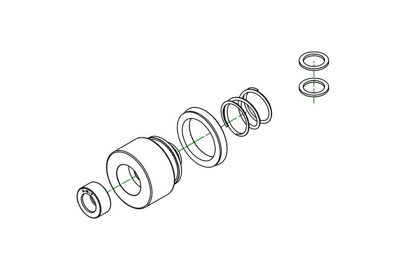 Attuatore frizione Ø 30.5 mm MV Agusta - Kit revisione