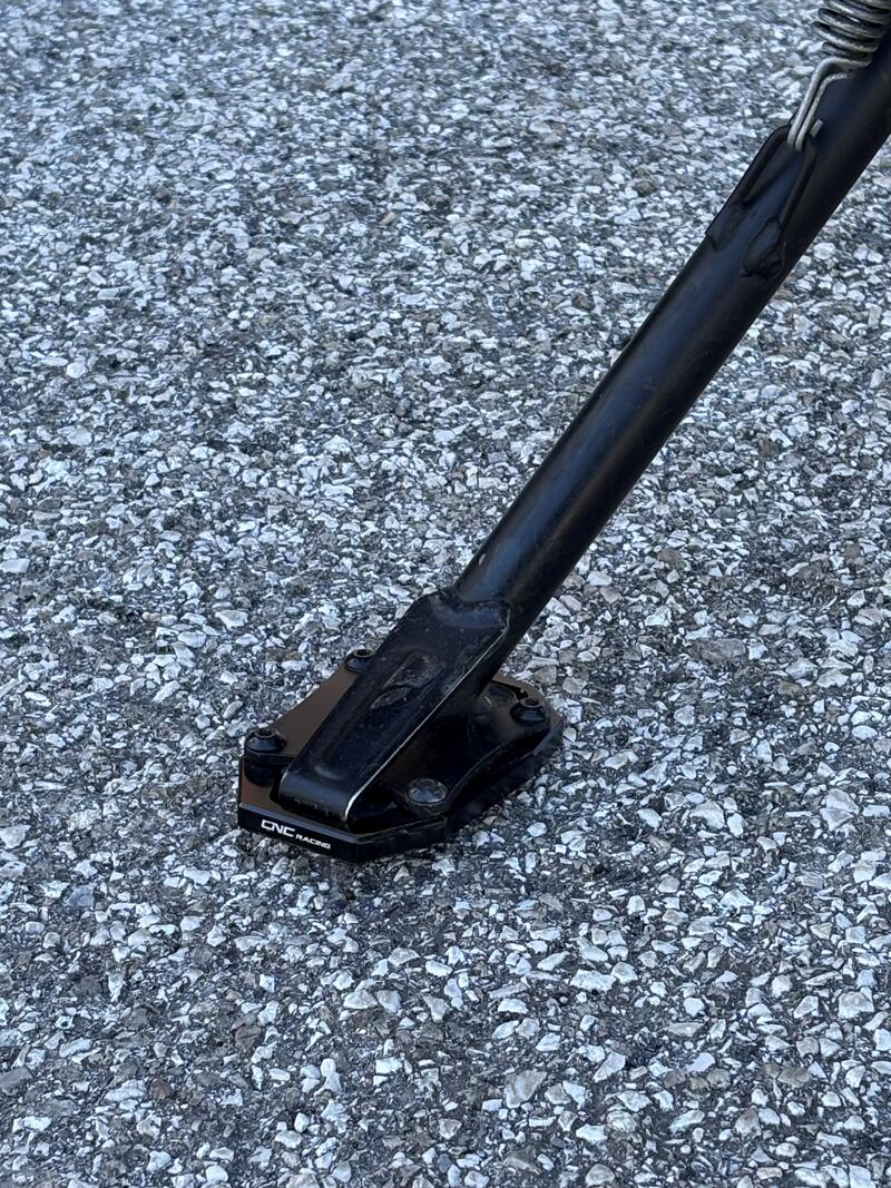 Side stand extension for Ducati Multistrada V4 and Hypermotard 698