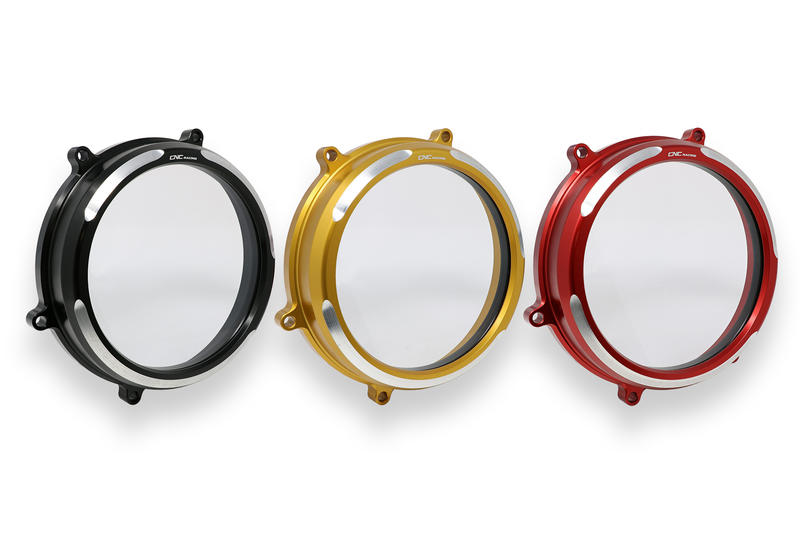 Carter trasparente per frizioni a olio Ducati Panigale 959, 1199 e 1299 - Edizione Bicolore