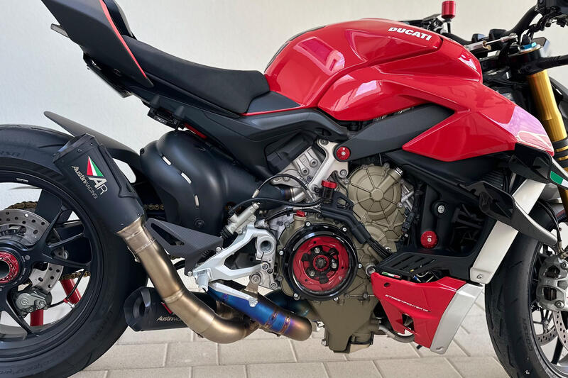 Carter trasparente per frizioni a olio Ducati Streetfighter V4