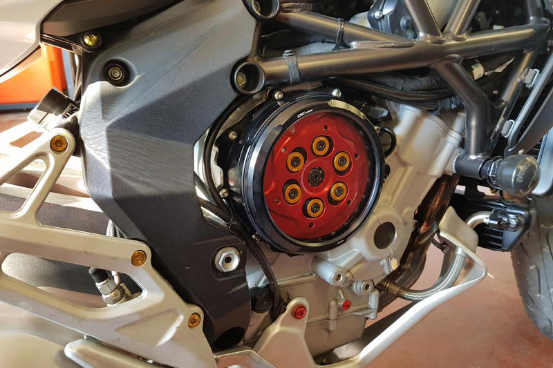 Carter frizione trasparente MV Agusta - comando idraulico