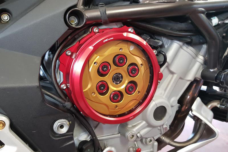 Carter frizione trasparente MV Agusta - comando idraulico