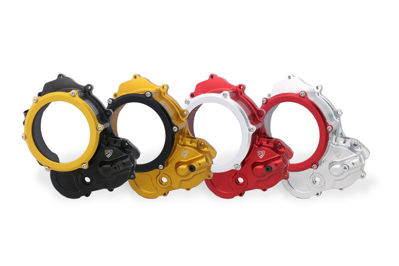 Clear cover oil bath clutch Ducati BICOLOR