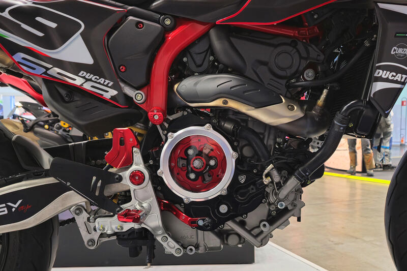 Clear cover oil bath clutch Ducati BICOLOR