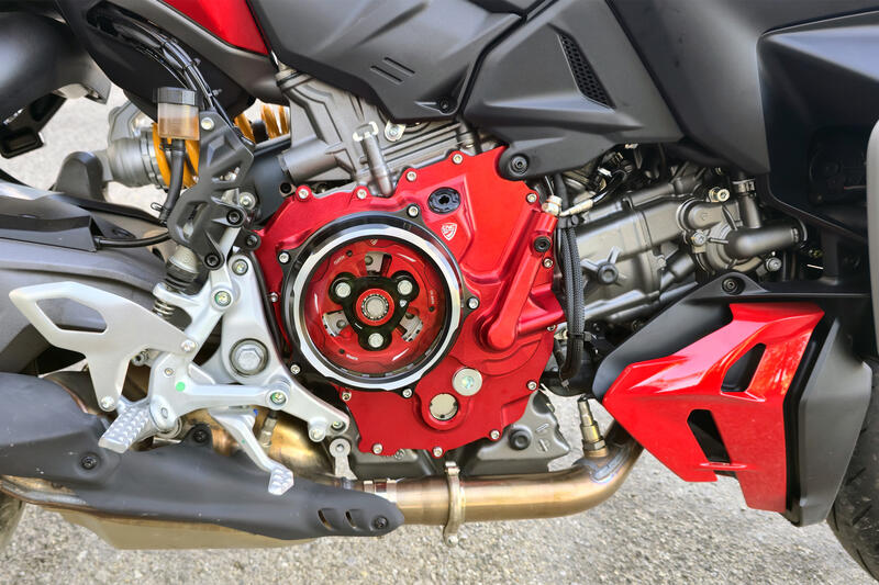 Carter trasparente per frizioni a olio per Ducati Multistrada V2 - Panigale V2 - Streetfighter V2  MY2025