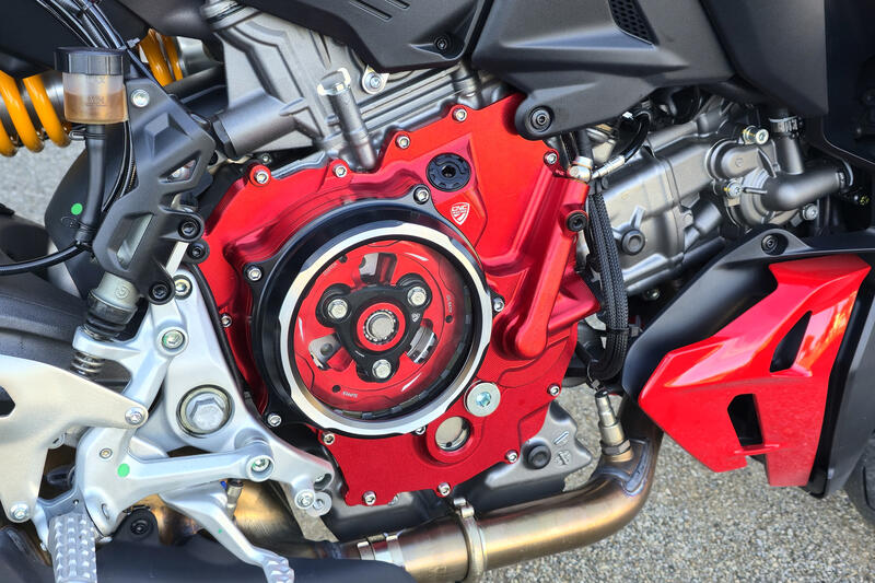 Carter trasparente per frizioni a olio per Ducati Multistrada V2 - Panigale V2 - Streetfighter V2  MY2025