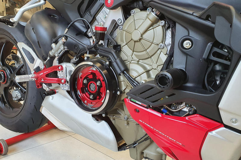 Carter frizione trasparente  - Kit trasformazione Ducati Streetfighter V4