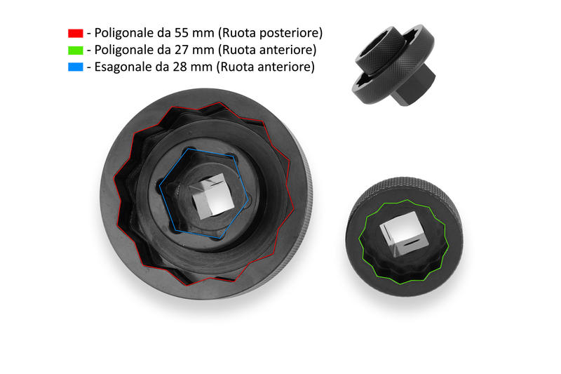 CHIAVE MULTIPLA DADI RUOTA ANTERIORE/POSTERIORE MV AGUSTA
