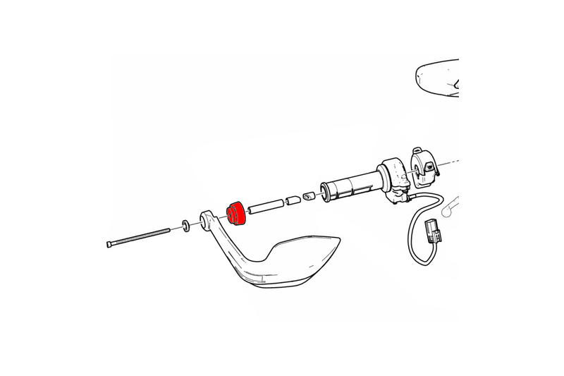 Handlebar ends Ducati Hypermotard 698 Mono
