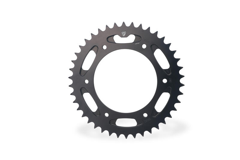 Corona Ducati Z42 P520 – Panigale V2 2025 Alta resistenza e riduzione peso, affidabilità superiore OEM e flange CNC Racing