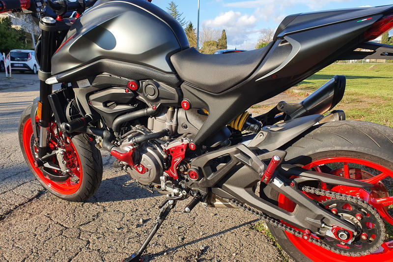 Kit viti centrali pedane originali Ducati