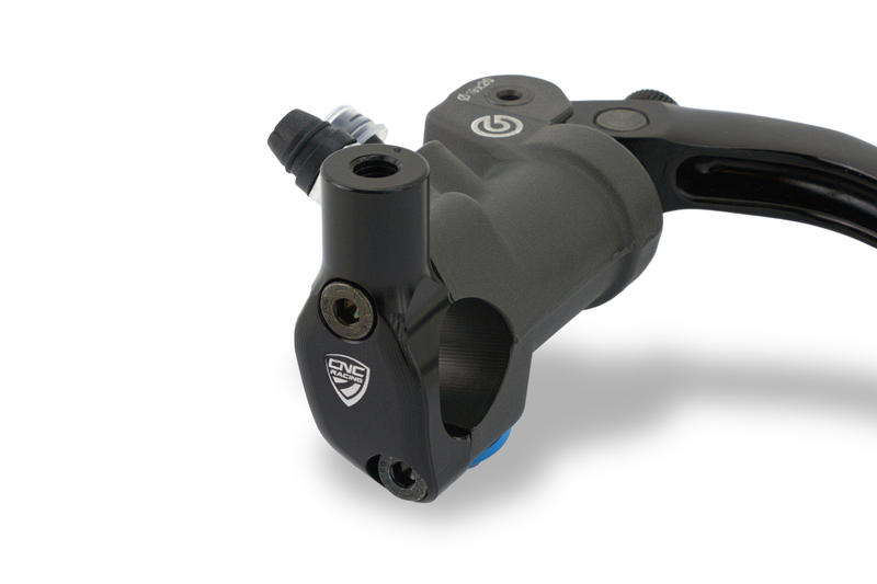 Cavallotto pompe freno Brembo CNC e forgiate - foro specchio filettatura M8 SX