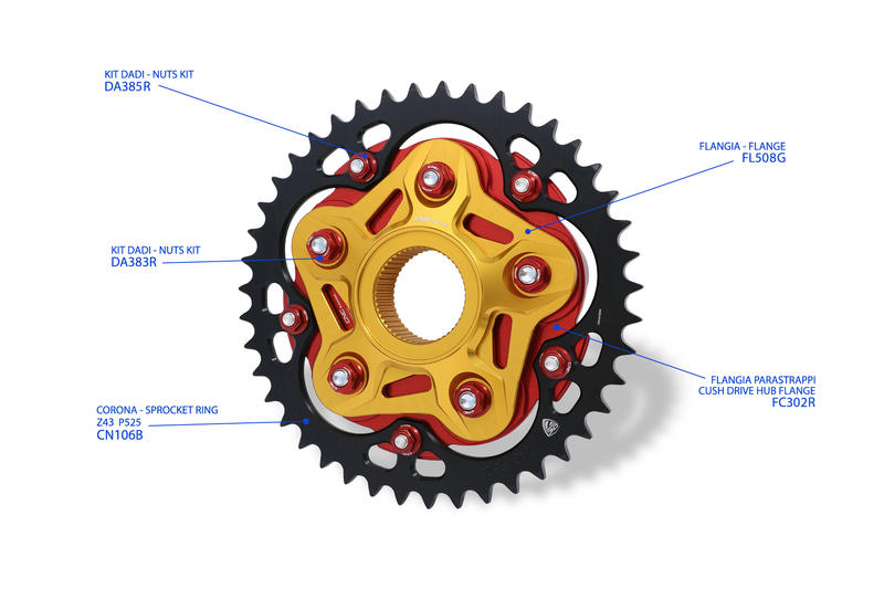 Flangia parastrappi MV Agusta