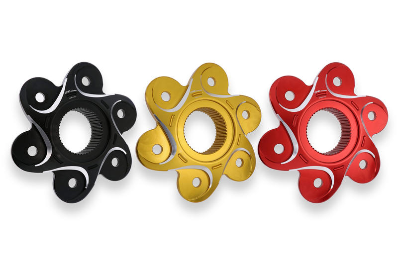 Flangia portacorona Ducati - Bicolor