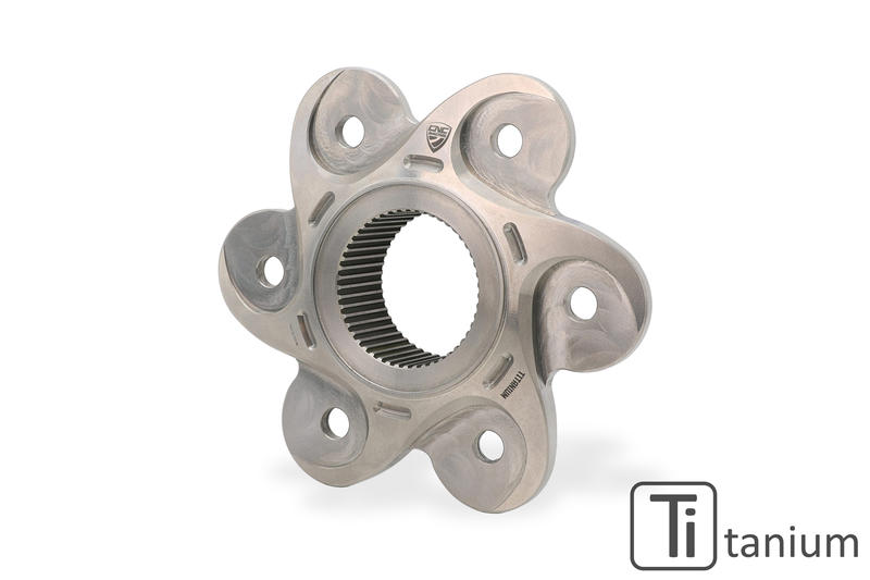 Flangia Portacorona Ducati - Titanio