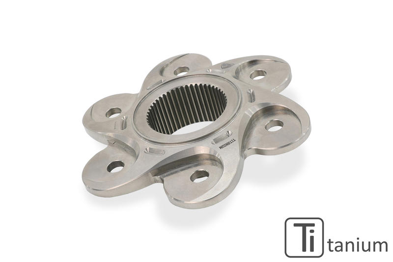 Flangia Portacorona Ducati - Titanio