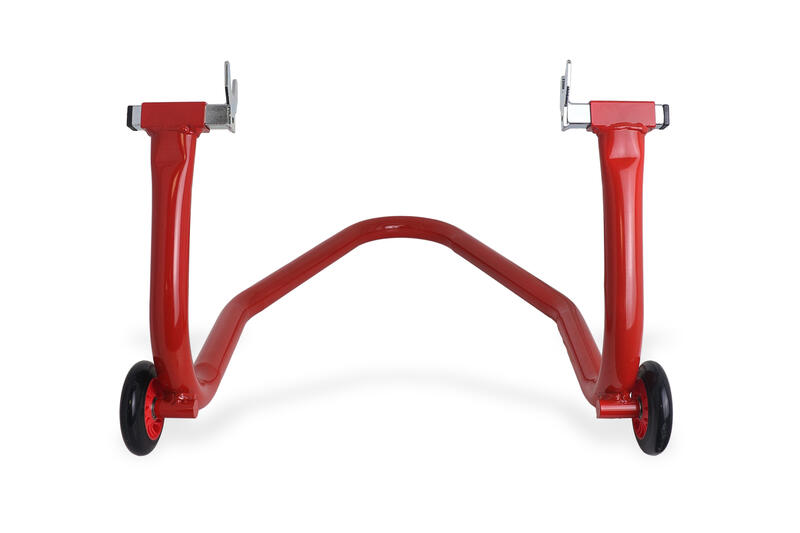 Forchette in acciaio per cavalletto bibraccio Ducati – supporto stabile kit 2 pz
