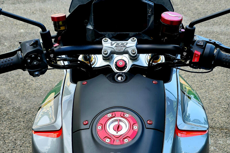 Steering stem top plate nut Moto Guzzi