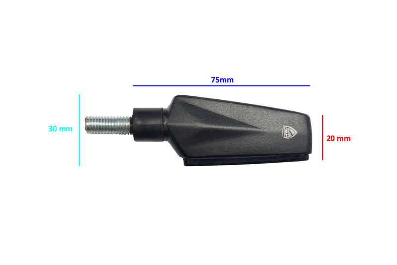 Frecce sequenziali a LED in alluminio "Wing" - indicatori di direzione omologati