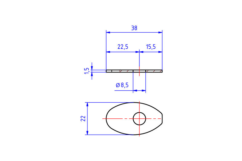 Piastrine adattatore indicatori di direzione