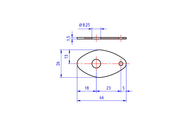 Piastrine adattatore indicatori di direzione
