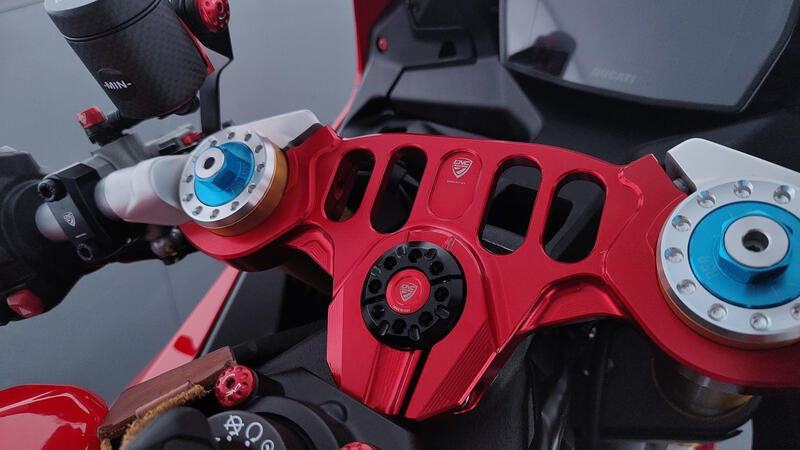 Ghiera di sterzo per Ducati Panigale V2 MY2025 e Streetfighter V2 MY2025