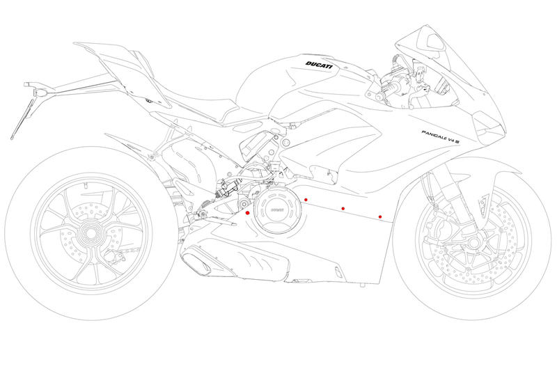 Kit viti carene Ducati Panigale V4