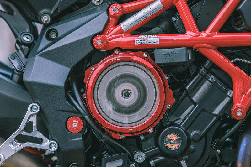 Carter frizione trasparente MV Agusta - comando idraulico