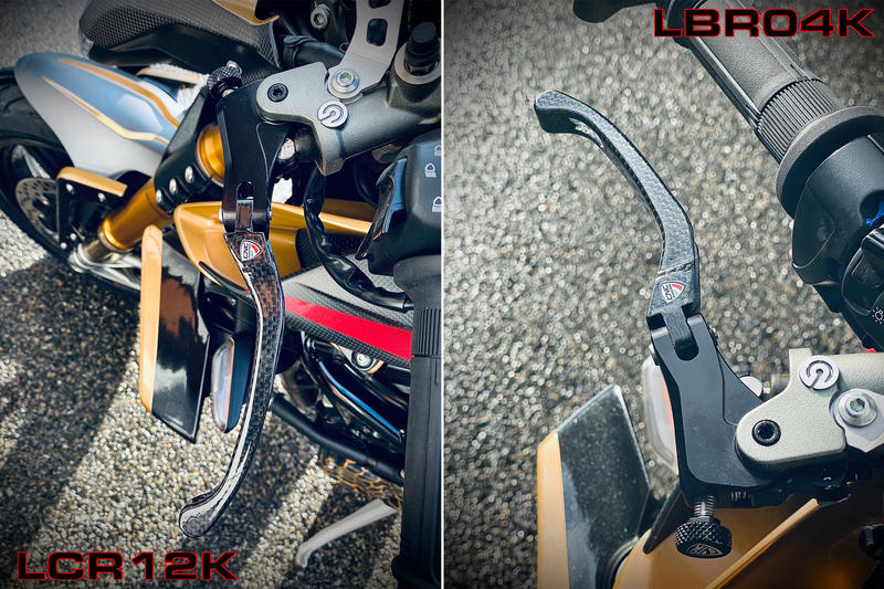 Leva freno pieghevole Race - Carbonio