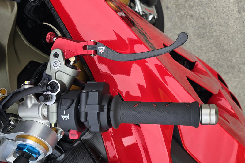 Leva freno pieghevole Red Race - Carbonio