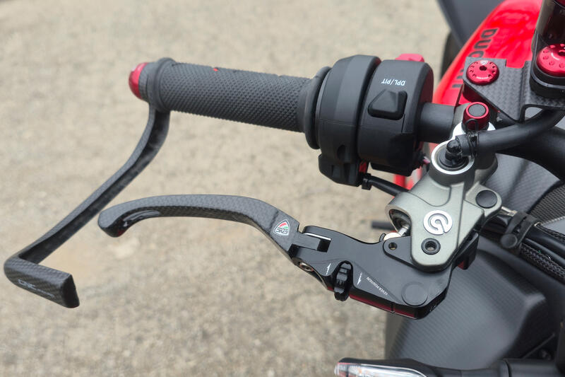 Brake Lever RACE EVO Folding Matt Carbon for Brembo Semi-Radial Master Cylinders