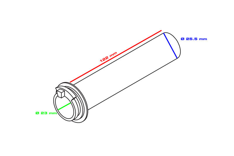 Tubo comando acceleratore RBW MV Agusta