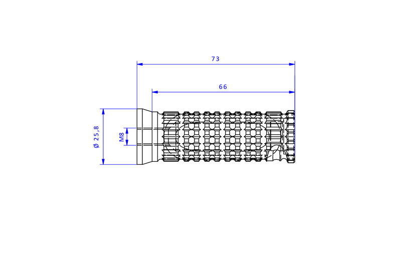 Poggiapiedi fissi - Universali M8/M6
