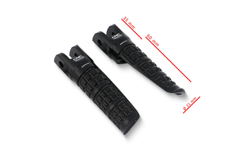 Poggiapiedi per pedane originali Ducati LIGHT - passeggero