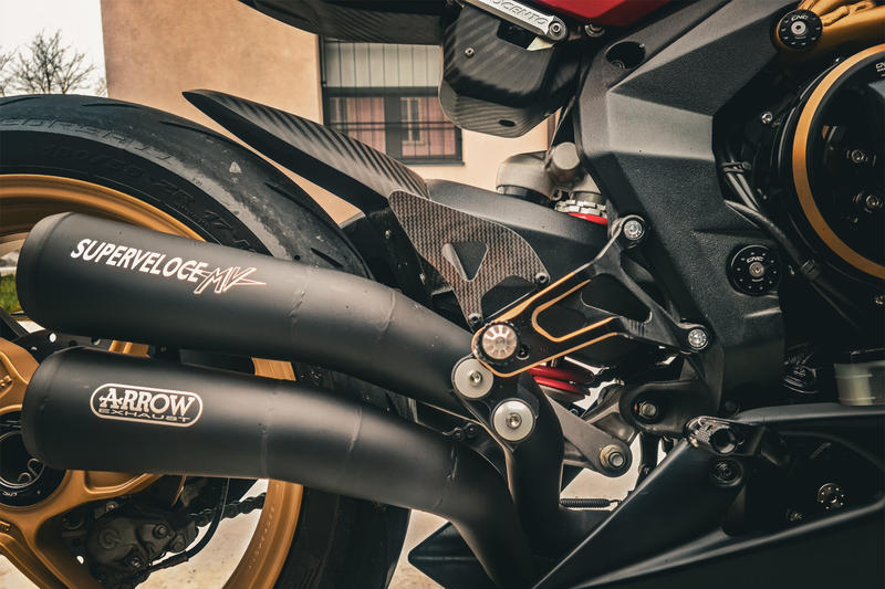 Pedane regolabili MV Agusta - Bicolor