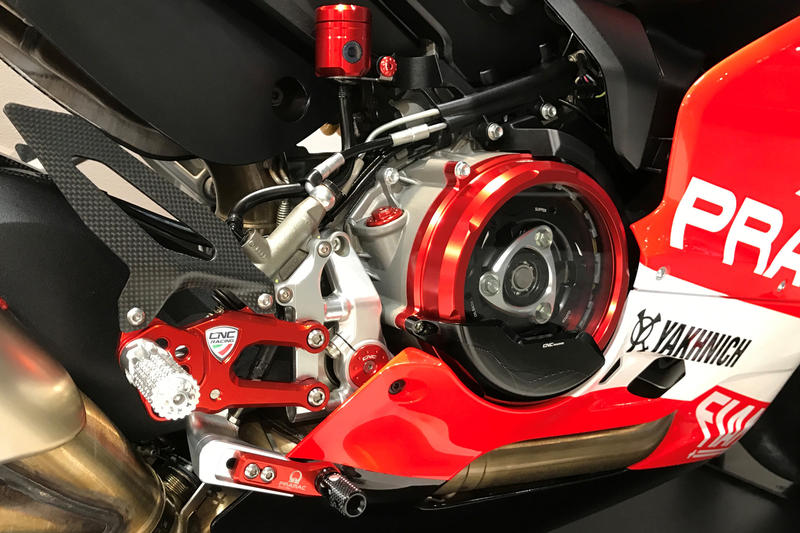 Pedane regolabili RPS Ducati SBK serie Panigale Team Pramac MotoGP Limited Edition
