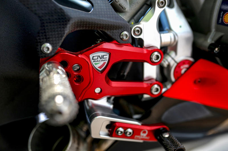 Pedane regolabili RPS Ducati SBK serie Panigale Team Pramac MotoGP Limited Edition