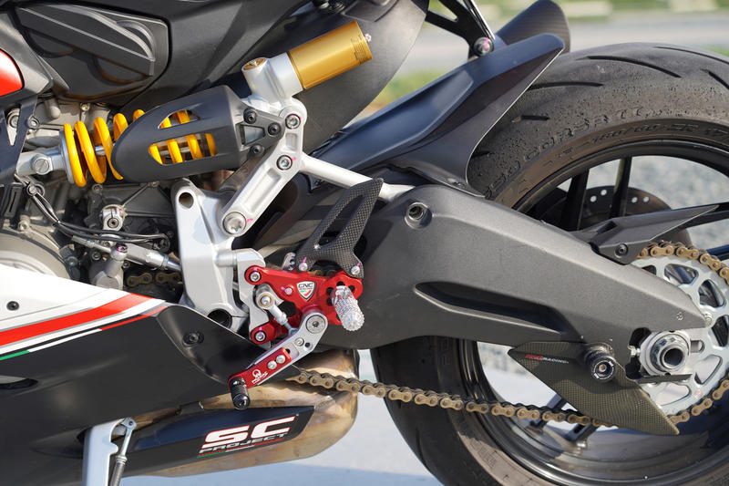 Pedane regolabili RPS Ducati SBK serie Panigale Team Pramac MotoGP Limited Edition