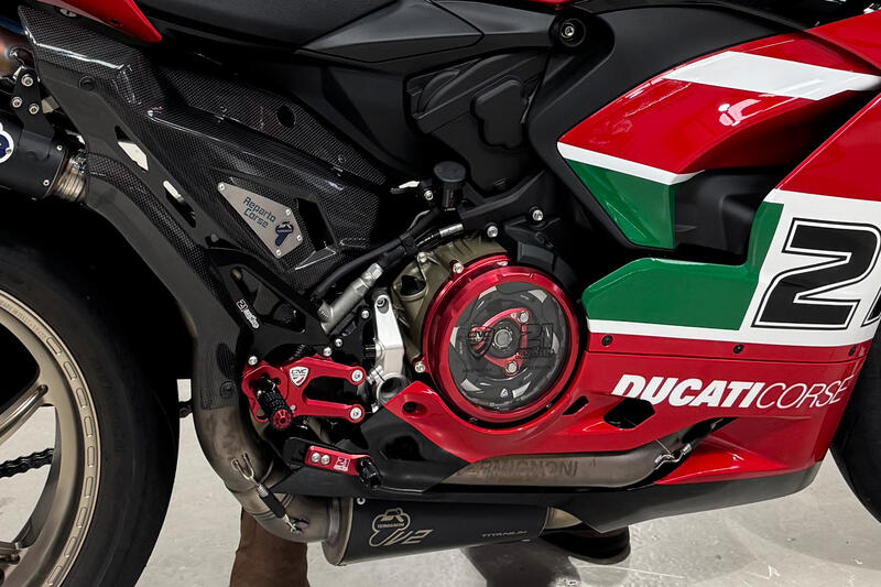 Pedane regolabili Ducati Panigale - Troy Bayliss Limited Edition