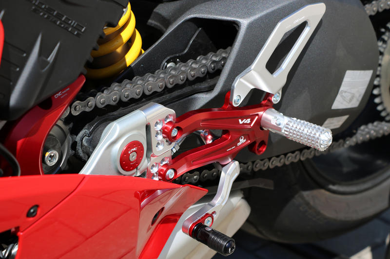 Pedane regolabili Ducati Panigale V4 - Pramac Racing Limited Edition