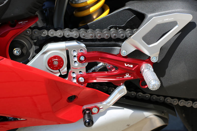Pedane regolabili Ducati Panigale V4 - Pramac Racing Limited Edition
